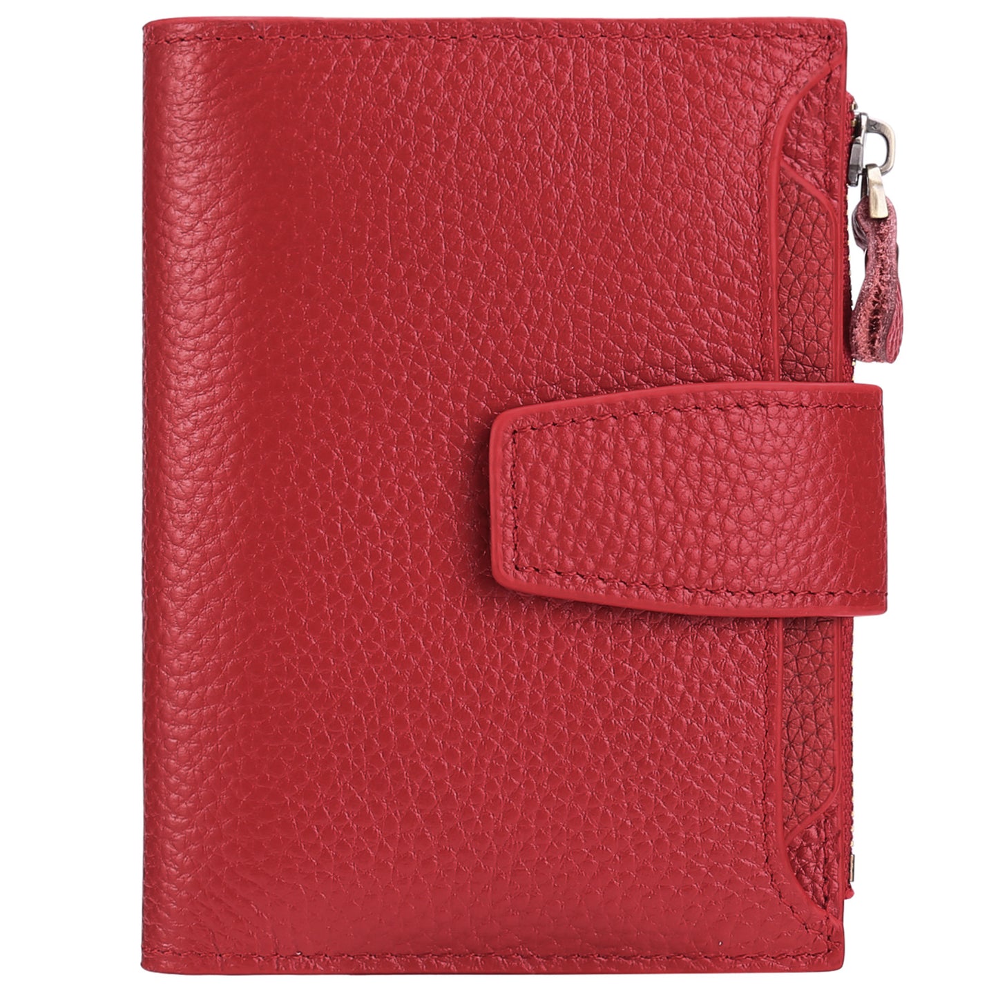 Premium leather wallet for women navy blue