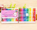 Rotating crayons 12 colors (Pack of 2)