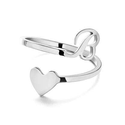 Multiple color options for women's adjustable ring
