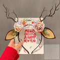 03#Christmas Headband - Antler Flower Branch [With Light]