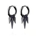 Black Earrings 2.5*12 Triangular
