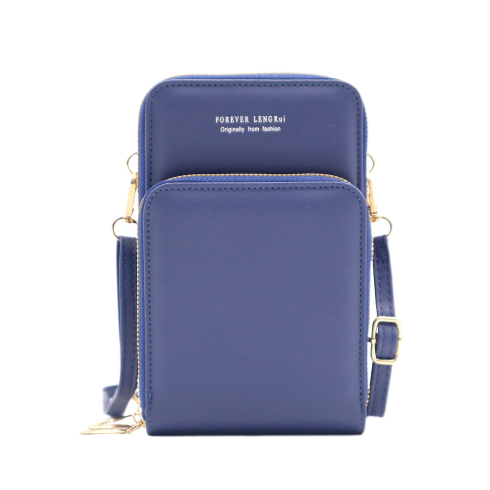 Red trendy shoulder bag