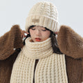 Hat + Scarf Beige
