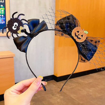 Creative Halloween Headbands with Pumpkin Design
