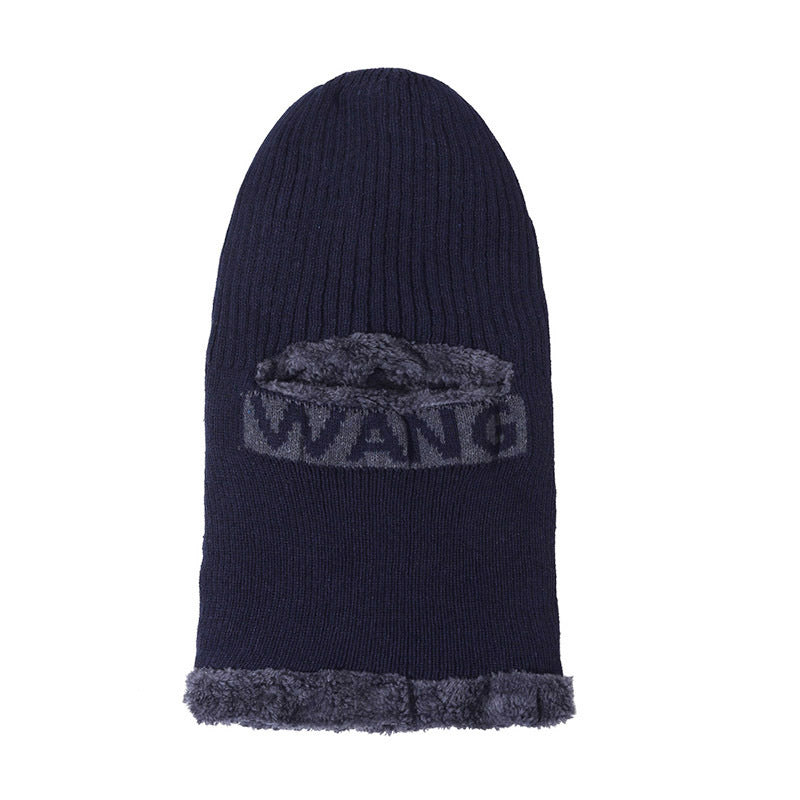 Men's warm beanie hat with ear protection