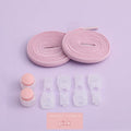Pink shoelaces