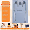 C61 Heating and Kneading Shawl [High-Intensity Premium Leather Case 1800mAh] Blue-Gray