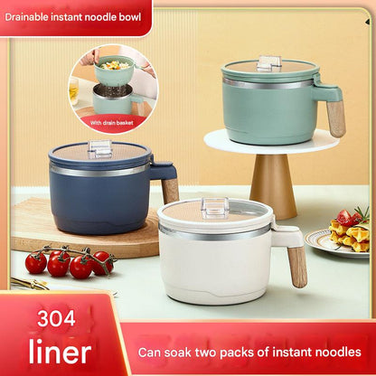 Durable bowl with drainage system for easy use