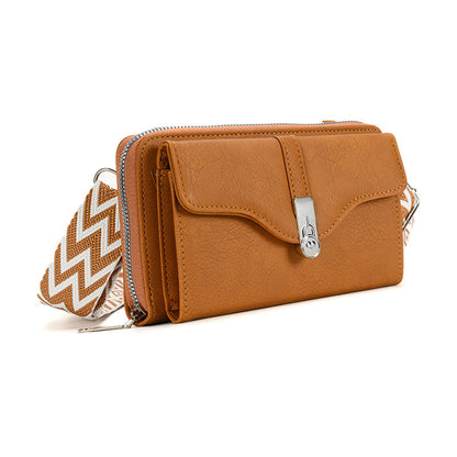 Adjustable PU handbag for women