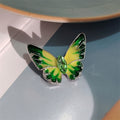 Butterfly Green Oil Painting - Large