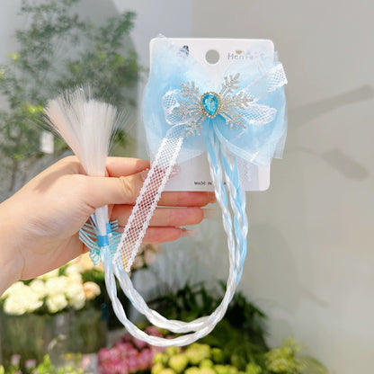 Children's hair clip with ribbons - Image 1