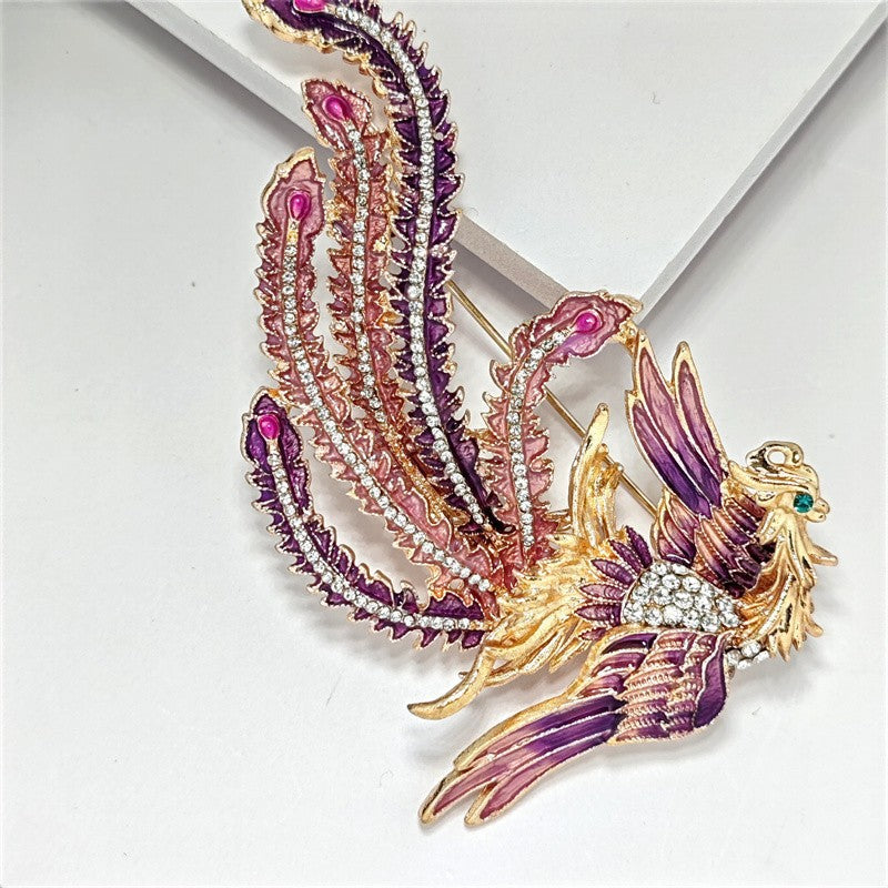 Colorful rhinestone pin for women image 4
