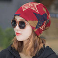13#Large Star Burgundy