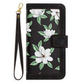 Printed leather case--black