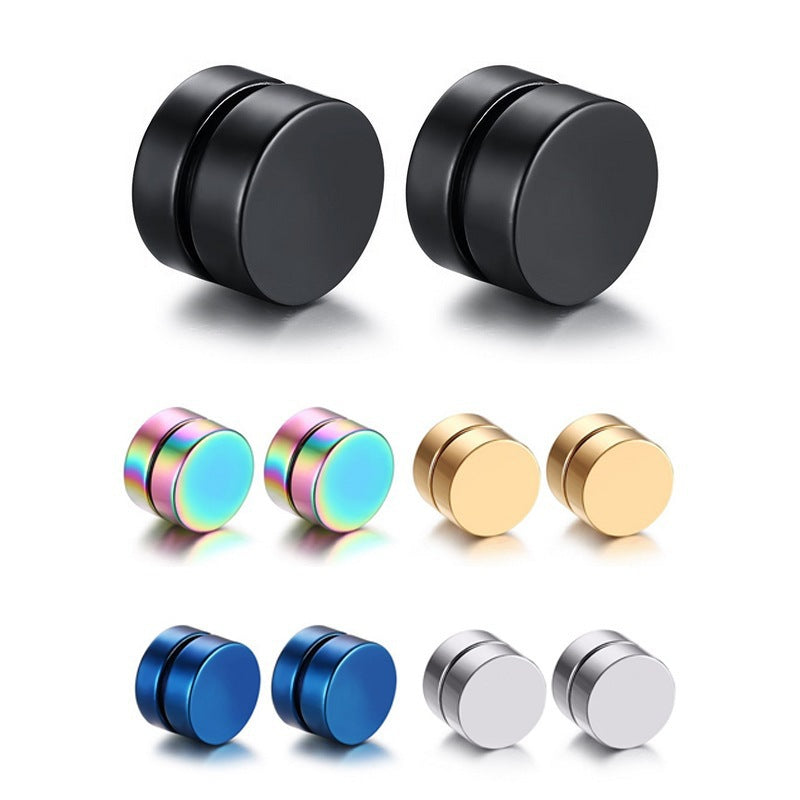 Unisex titanium steel earrings