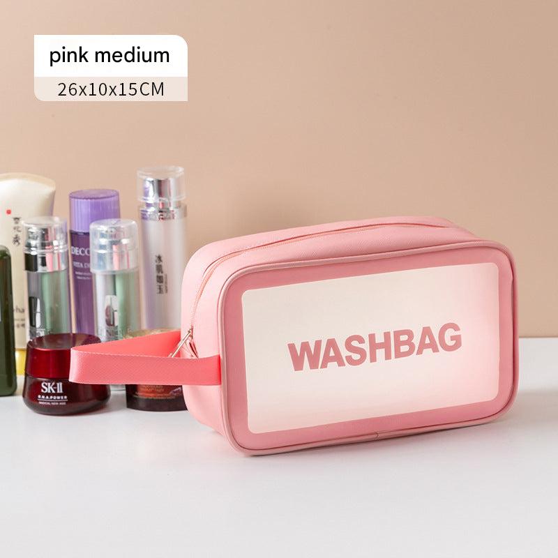 Portable PVC Makeup Organizer in Pink