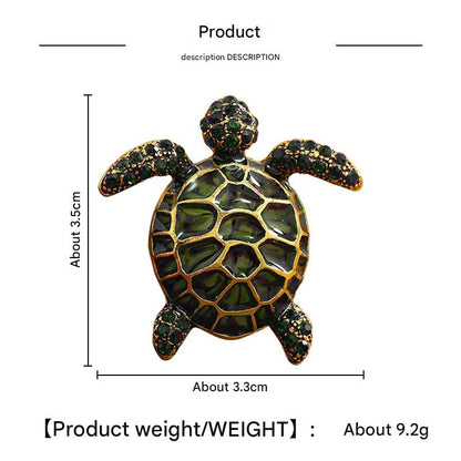 Stylish turtle design brooch for outfits