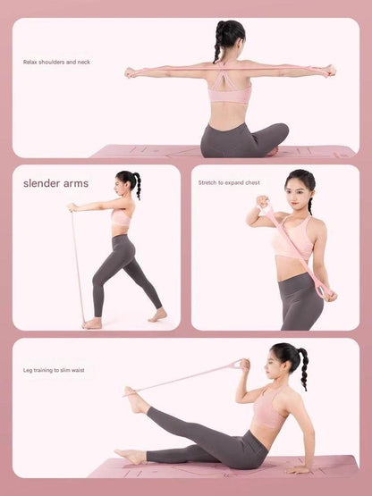 Resistance band for back exercises
