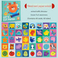 Animal, Transportation, Dinosaur, Ocean, Fruit Visual Cards Cutouts without Safety Scissors (Pack of 1)