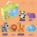 Colorful Box Animal World Set with Storage Bag (Pack of 1)