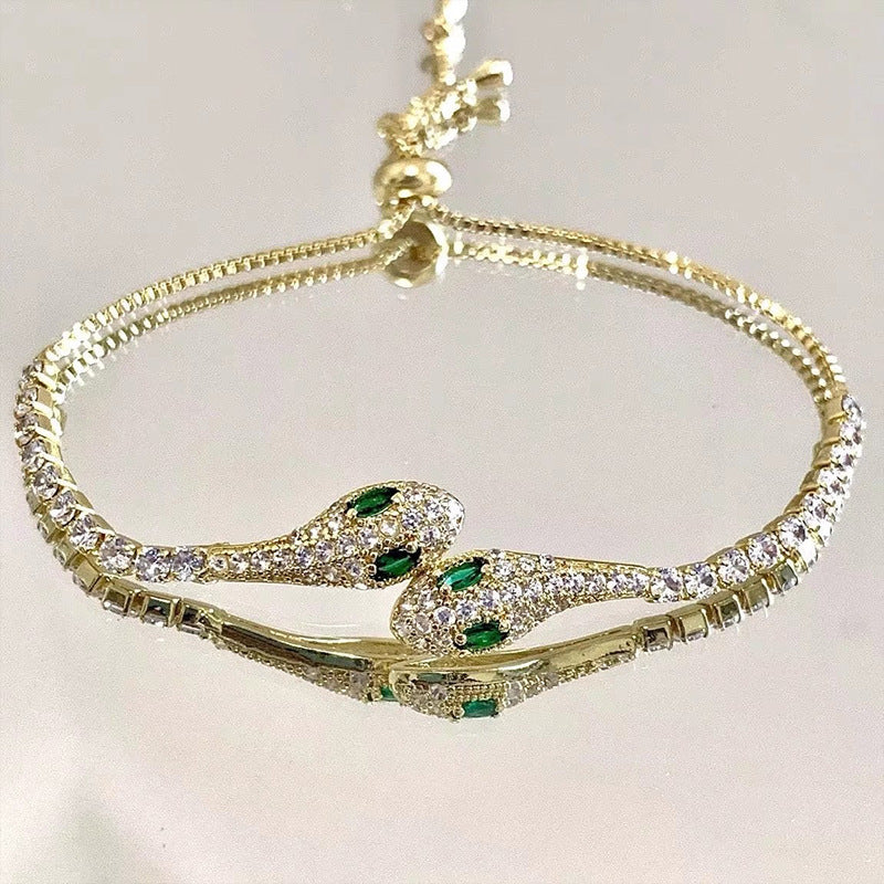 star-shaped cat eye stone bracelet image 7