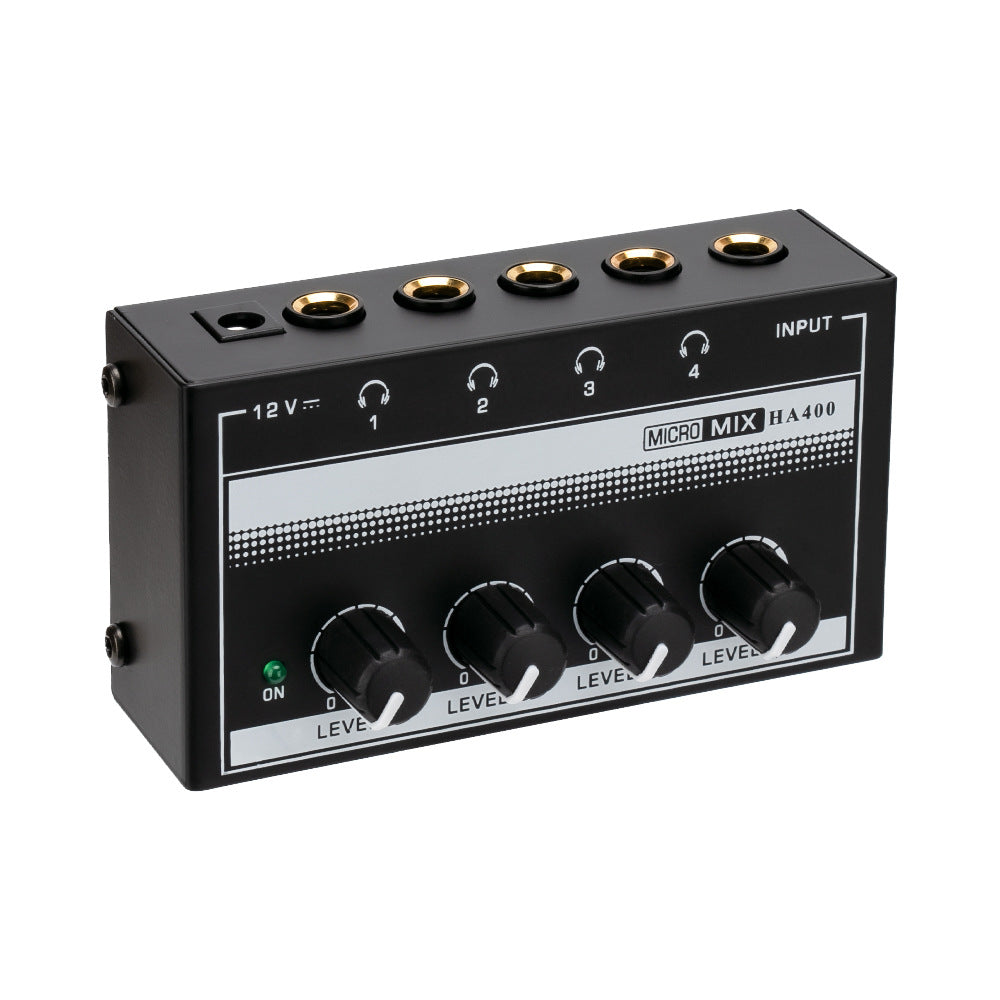 Amplifier back view connections