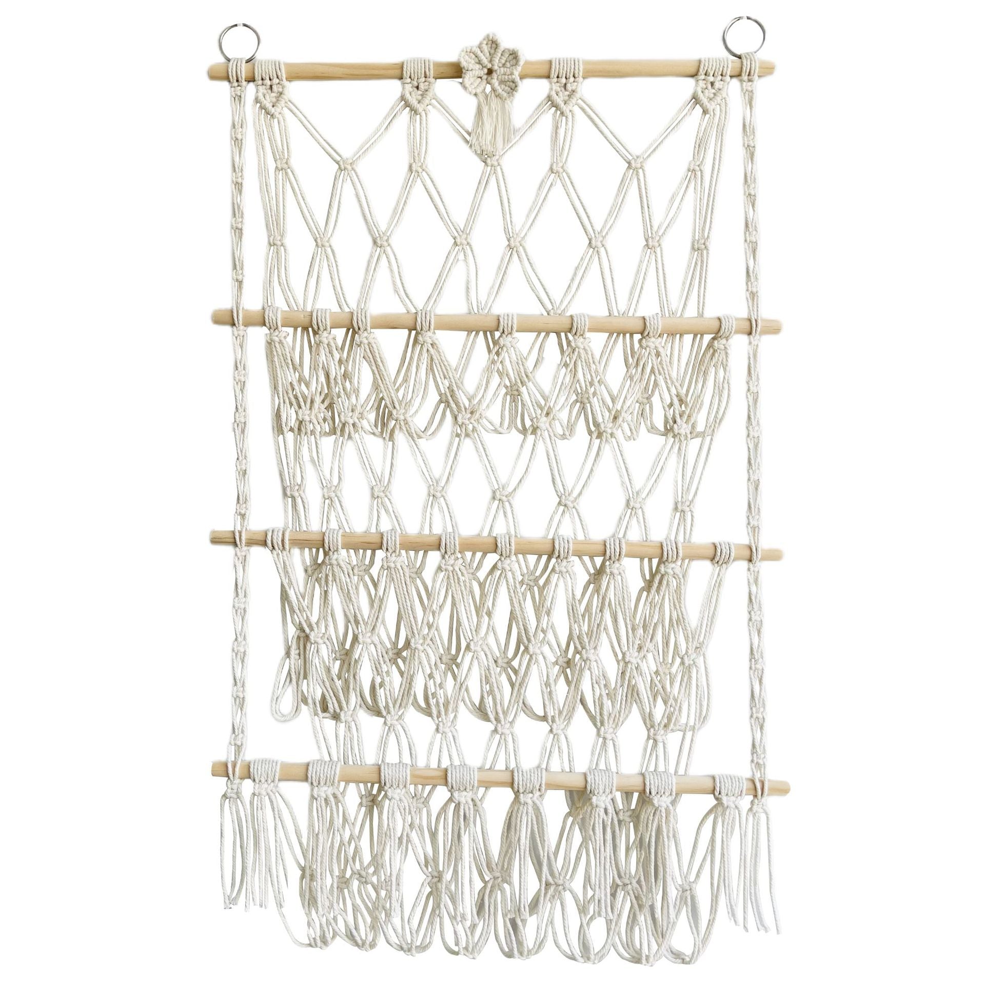 3-tier wooden storage rack for kids room