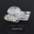 +++Butterfly Shoe Buckle White
