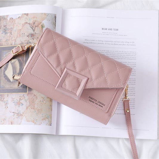 quilted mini shoulder bag khaki