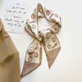 Brown Series Ribbon Scarf - 9