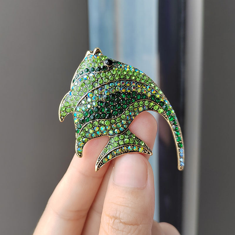 Unisex colorful fish brooch - image 8