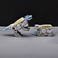 Mechanical War God Wolf Silver-Blue Transforming Fidget Spinner (Pack of 2)