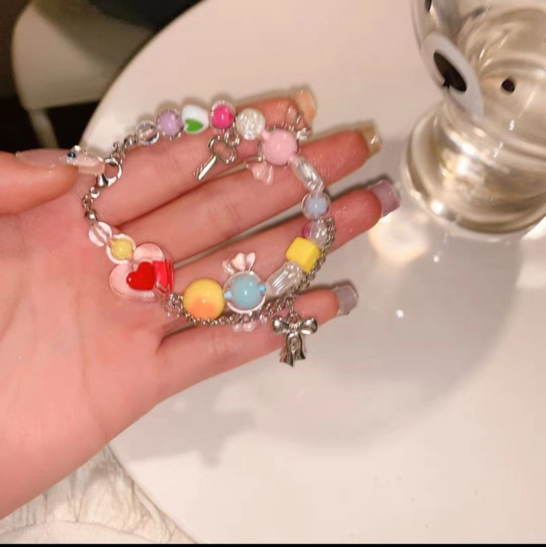Summer Floral Necklace with Adjustable Chain