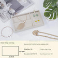 Beige Earring Tray (Pack of 1)