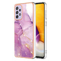 Electroplating marble-purple BK001