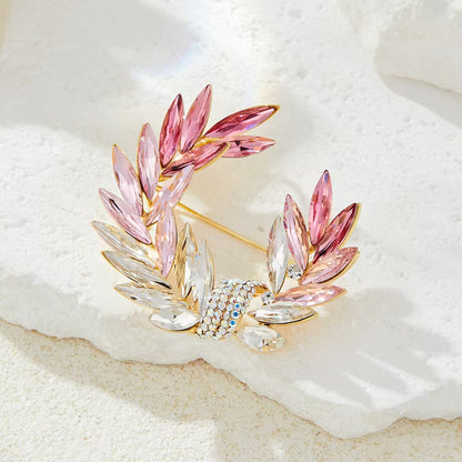 Stylish floral pin in elegant colors