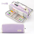 Purple - Double Zipper 8 Canvas (Pack of 4)