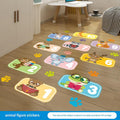 CH27010ABC Animal Number Floor Sticker
