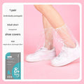 Adult Transparent Short Shoe Covers [Set of 2]
