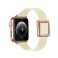 Off-white (rose gold buckle)