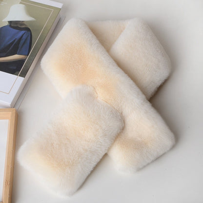 Faux fur rabbit scarf image 5