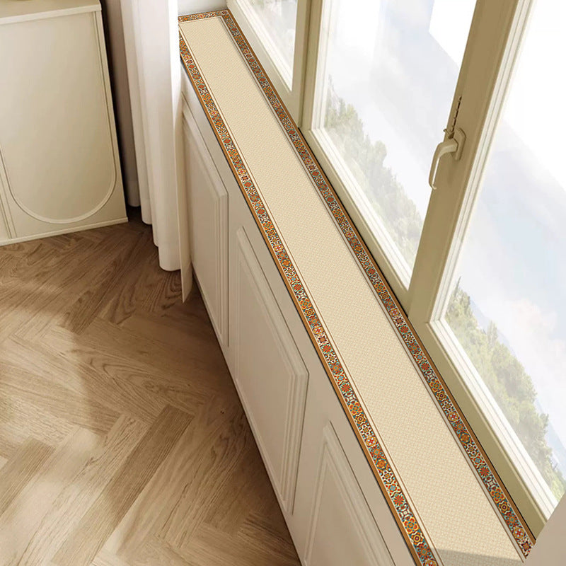 Leather window sill pad for bedroom