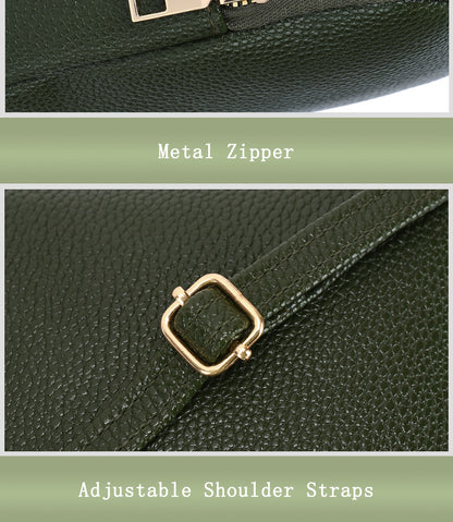 Chic Color-Block Mini Round Bag front view