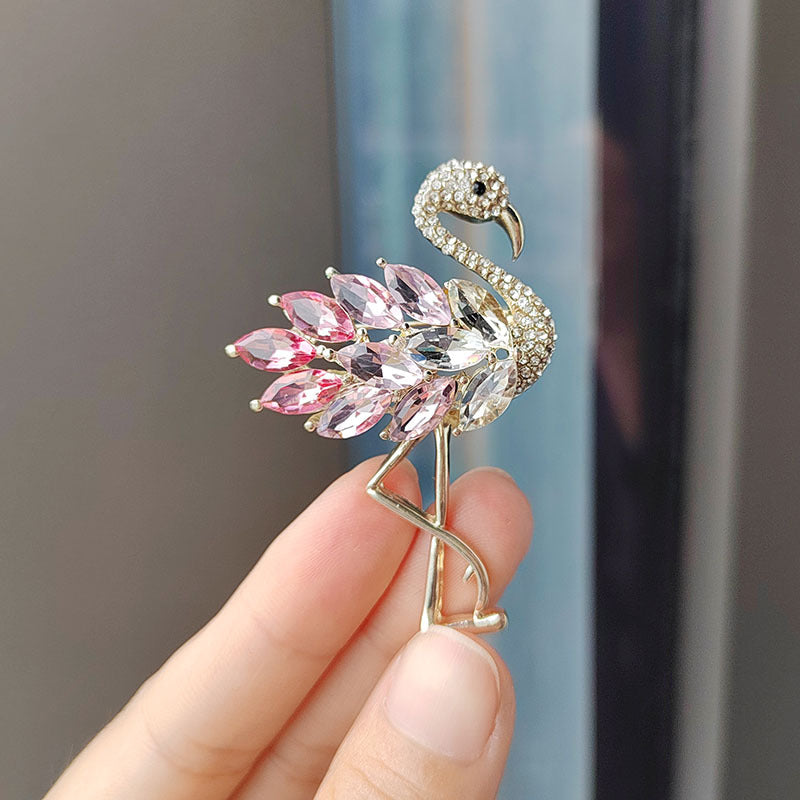 Unique Brooch with colorful crystals image 7