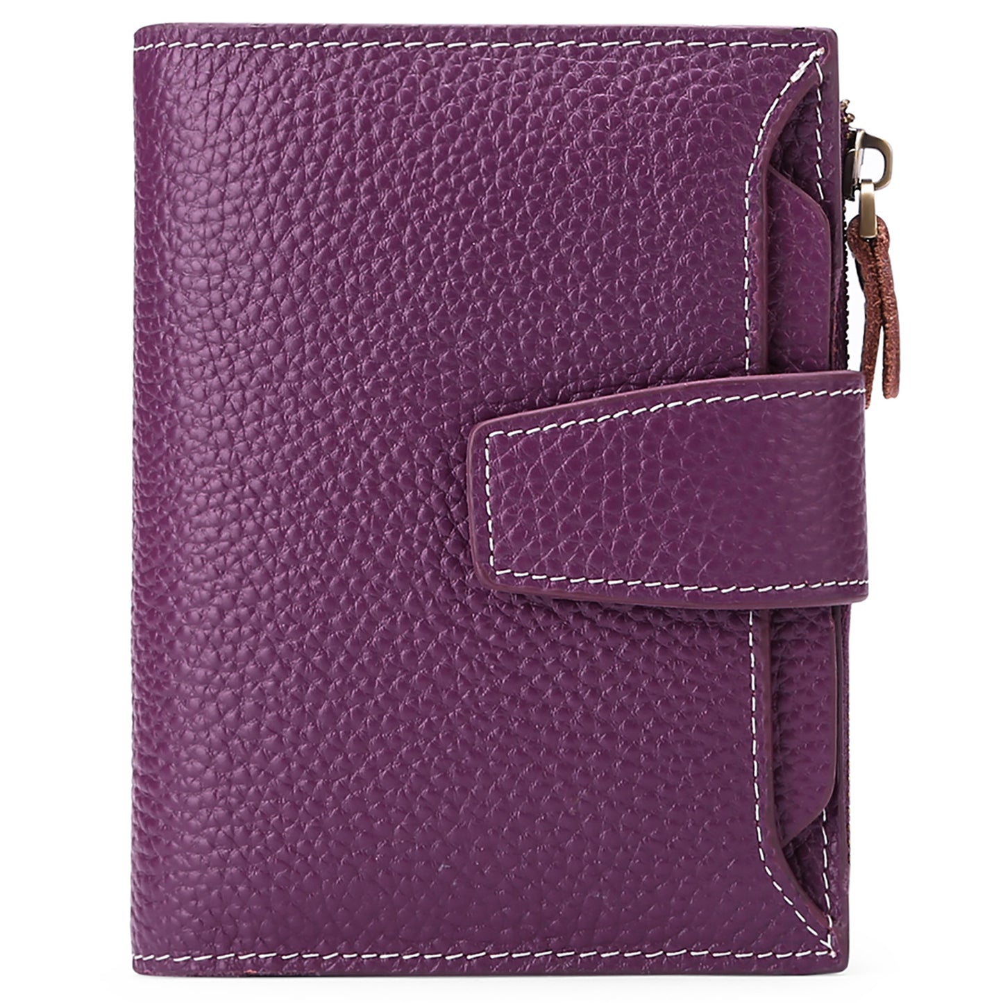 Trendy leather wallet with gift box packaging