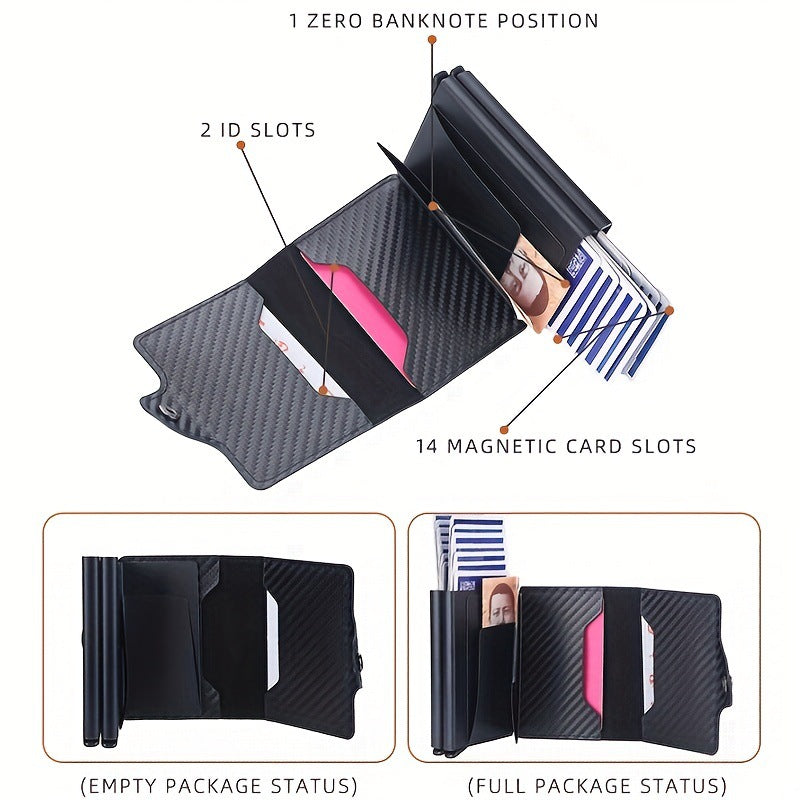 Compact men’s wallet for easy carrying