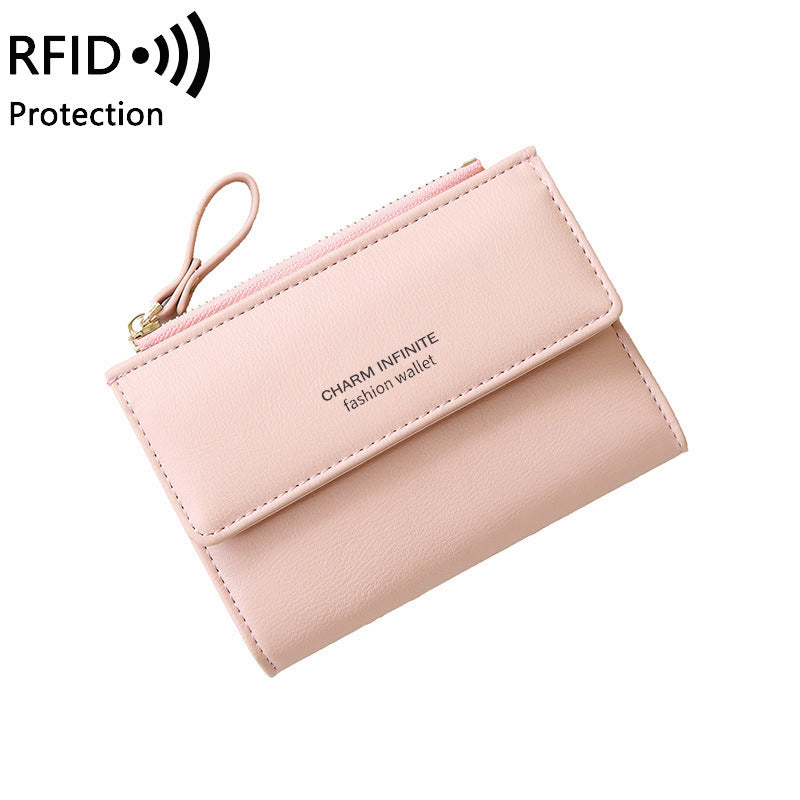 Chic RFID wallet with multiple card slots