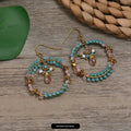 7-Meter Bead Round Crystal Pendant (Blue Pink)