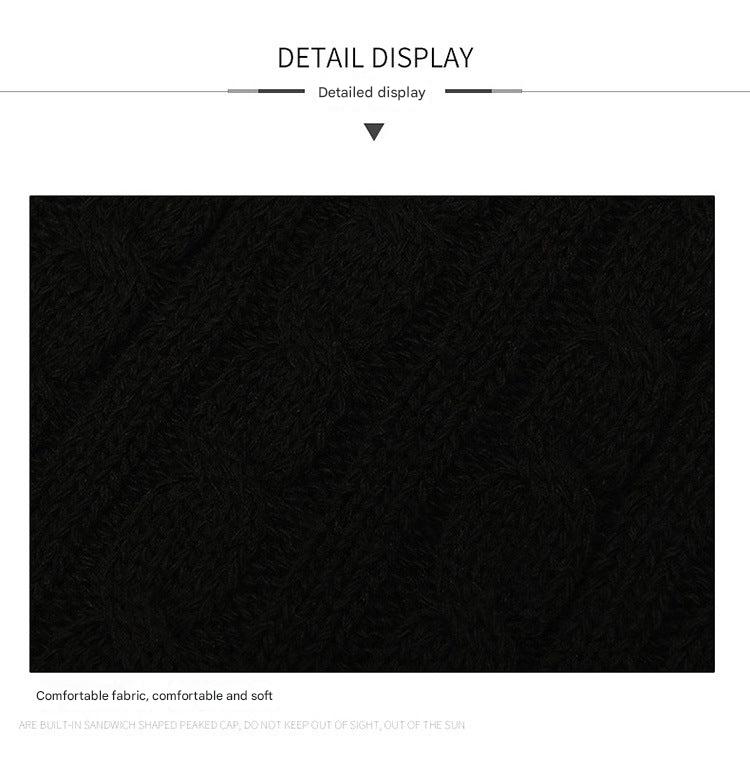 Knitted Neck Warmer Black