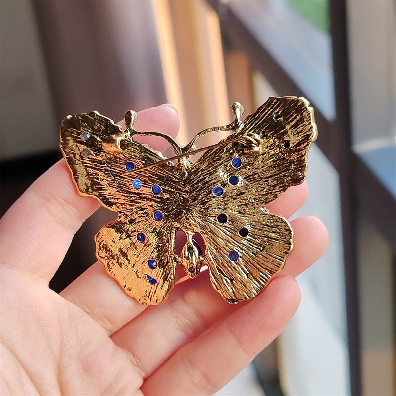 Trendy women's brooch featuring butterfly design